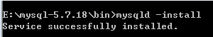 Windows下mysql5.7.18安装配置教程